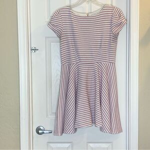 Closet London Pink Striped Dress Size 12